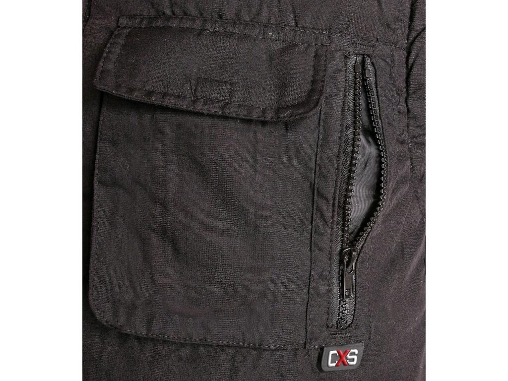 Bunda GEORGIA, zimná, pánska, čierna